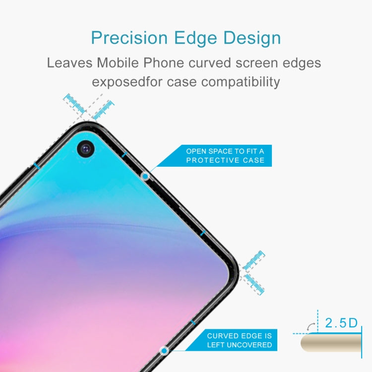 0.26mm 9H 2.5D Explosion-proof Tempered Glass Film for Galaxy A8s, For Galaxy A8s