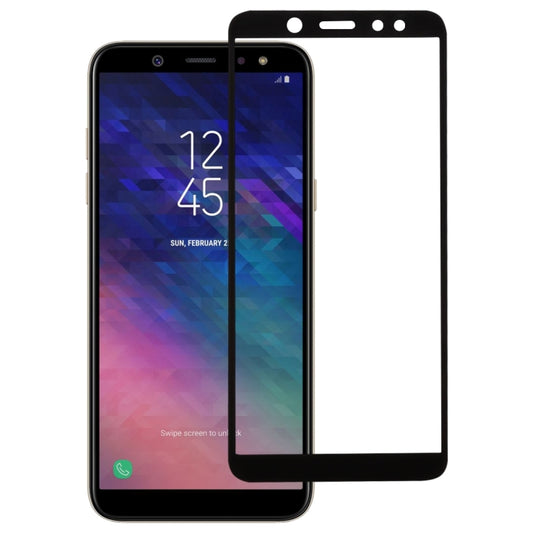 Full Glue Full Cover Screen Protector Tempered Glass film for Galaxy A6+ (2018), For Galaxy A6+ (2018)