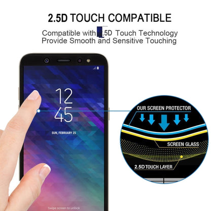Full Glue Full Cover Screen Protector Tempered Glass film for Galaxy A6+ (2018), For Galaxy A6+ (2018)