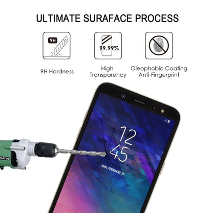Full Glue Full Cover Screen Protector Tempered Glass film for Galaxy A6+ (2018), For Galaxy A6+ (2018)