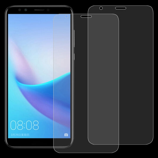 2 PCS 0.26mm 9H 2.5D Tempered Glass Film for Huawei Enjoy 8 / Honor 7C, For Enjoy 8 / Honor 7C