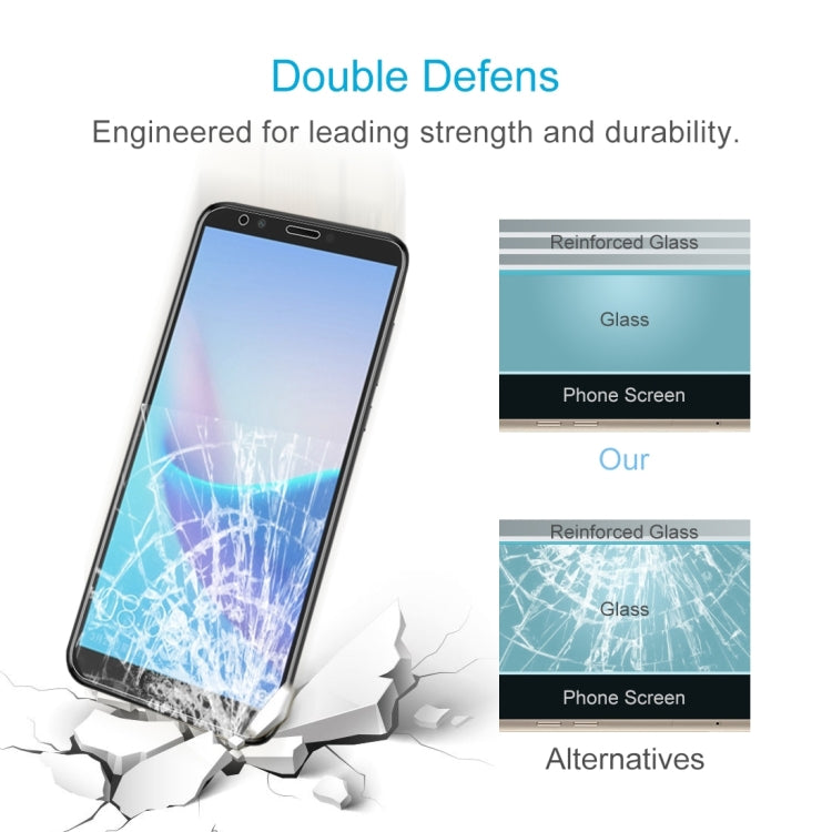 2 PCS 0.26mm 9H 2.5D Tempered Glass Film for Huawei Enjoy 8 / Honor 7C, For Enjoy 8 / Honor 7C