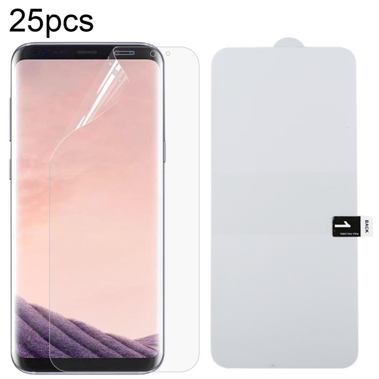 25 PCS For Galaxy S8 Plus Soft TPU Full Coverage Front Screen Protector, For Galaxy S8 Plus(Front)(25 PCS)