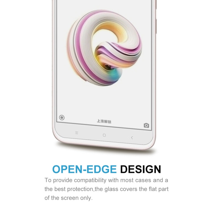 For Xiaomi Redmi 5A 0.26mm 9H Surface Hardness 2.5D Curved Edge Tempered Glass Screen Protector, For Redmi 5A