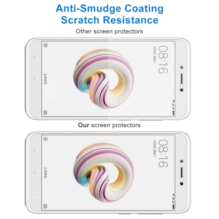 For Xiaomi Redmi 5A 0.26mm 9H Surface Hardness 2.5D Curved Edge Tempered Glass Screen Protector, For Redmi 5A