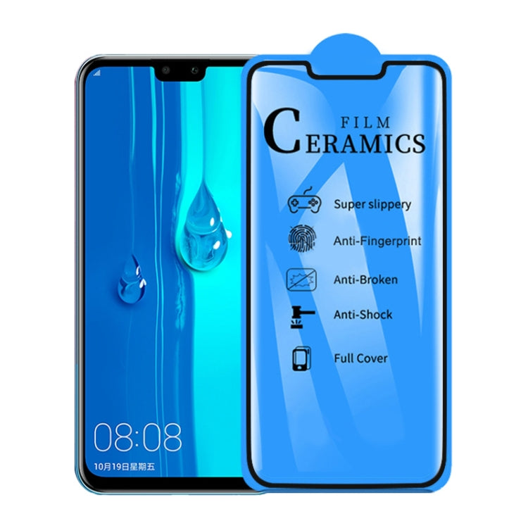 25 PCS 2.5D Full Glue Full Cover Ceramics Film for Huawei P Smart Z / Y9 Prime (2019), For Huawei P Smart Z / Y9 Prime (2019) (25 PCS)