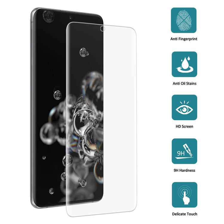 For Galaxy S20 Ultra 9H HD 3D Curved Edge Tempered Glass Film (Transparent), For Galaxy S20 Ultra(1 PC)