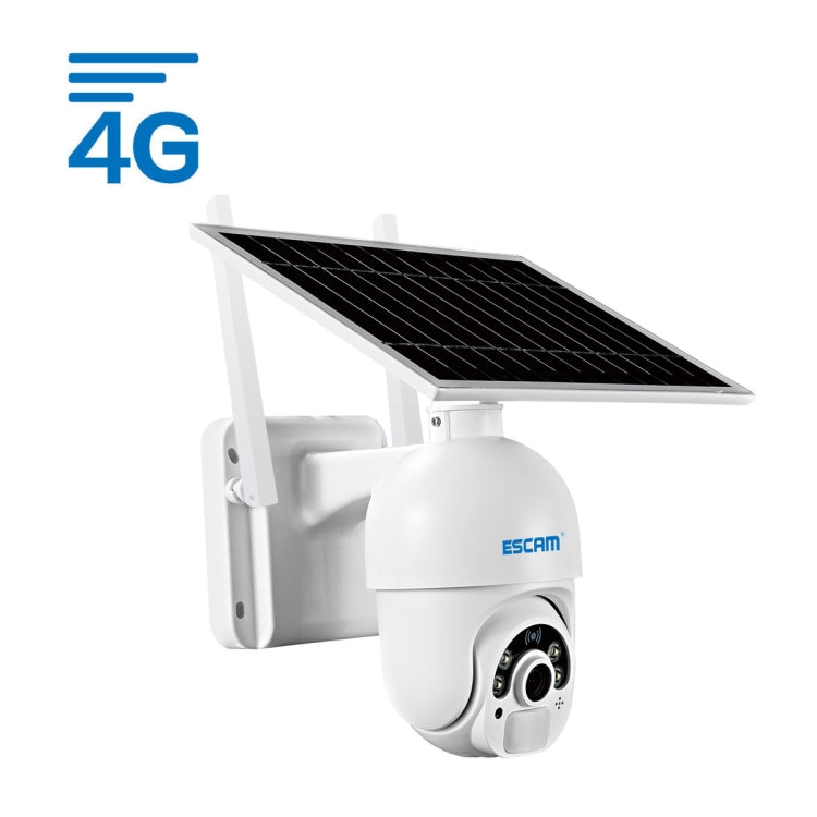 Câmara IP ESCAM QF450 HD 1080P 4G (Versão EUA) com alimentação solar, sem necessidade de cartão de memória, compatível com áudio bidirecional, deteção de movimento PIR, visão noturna e entrada para cartão TF.