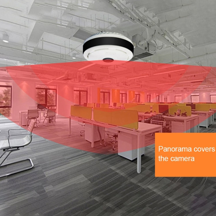 360EyeS EC10-I6 360 Degree HD Network Panoramic Camera with TF Card Slot ,Support Mobile Phones Control, EC10-I6 Black, EC10-I6 White