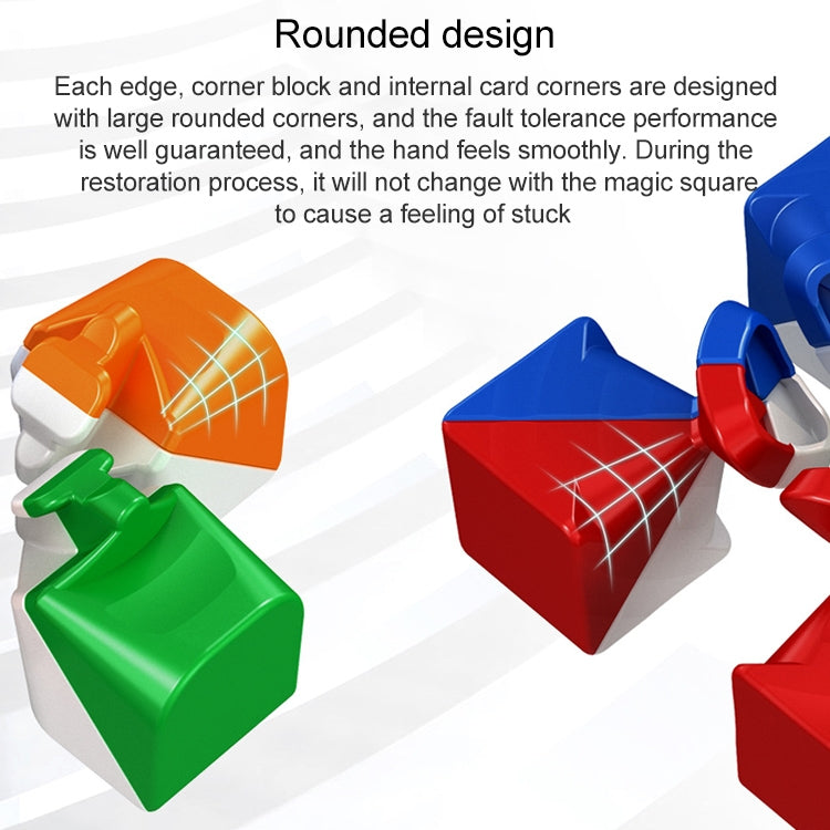 Moyu Meilong Magnetic Speed Magic Cube Two Layers Cube Puzzle Toys, Two Layers