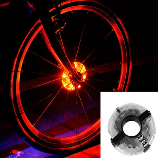 A108 Bicycle Decor Waterproof Flower Drum Lamp Dazzle Warning Lamp, Size: 9.5*1.7cm, A108 Warning Lamp