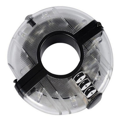 A108 Bicycle Decor Waterproof Flower Drum Lamp Dazzle Warning Lamp, Size: 9.5*1.7cm, A108 Warning Lamp