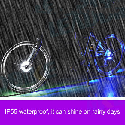 A108 Bicycle Decor Waterproof Flower Drum Lamp Dazzle Warning Lamp, Size: 9.5*1.7cm, A108 Warning Lamp