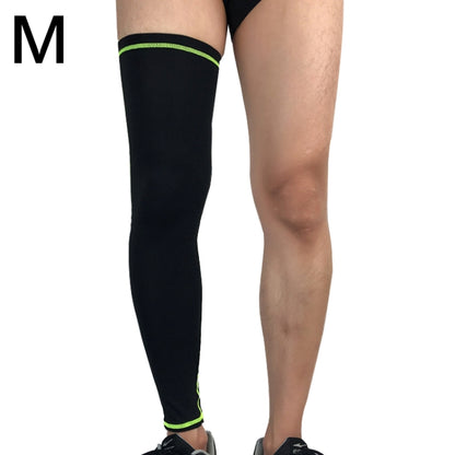 Outdoor Basketball Badminton Sports Knee Pad Riding Running Gear Long Breathable Protection Legs Pantyhose, Size: M, Size: M