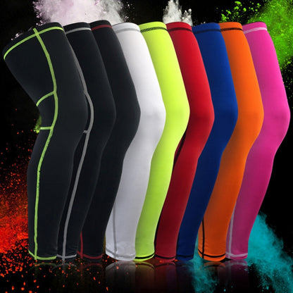 Outdoor Basketball Badminton Sports Knee Pad Riding Running Gear Long Breathable Protection Legs Pantyhose, Size: M, Size: M