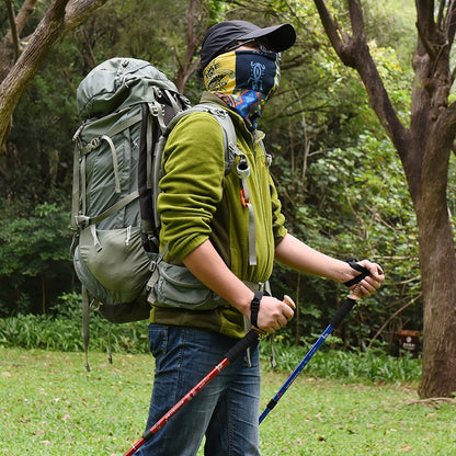 Aotu AT7551 135cm Aluminum Alloy Outdoor Camping Corky Trekking Poles, Black#135cm, Blue#135cm, Red#135cm, Silver#135cm