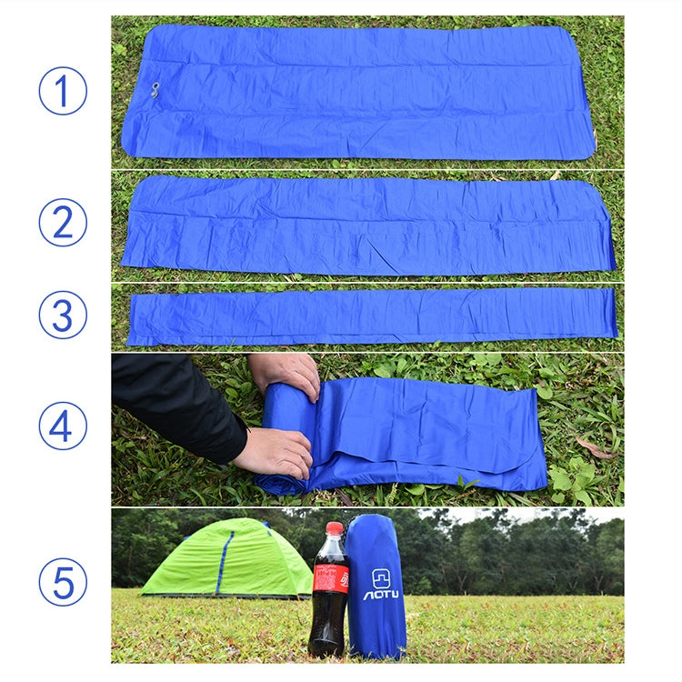 Aotu AT6241 Outdoor Camping Inflatable Cushion TPU Air Mattress, Size: 190x57x5.5cm, Size: 190x57x5.5cm (Green), Size: 190x57x5.5cm (Blue)
