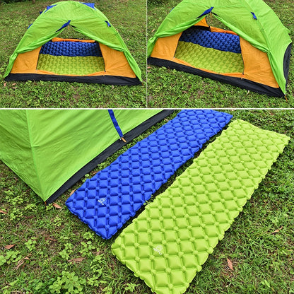 Aotu AT6241 Outdoor Camping Inflatable Cushion TPU Air Mattress, Size: 190x57x5.5cm, Size: 190x57x5.5cm (Green), Size: 190x57x5.5cm (Blue)