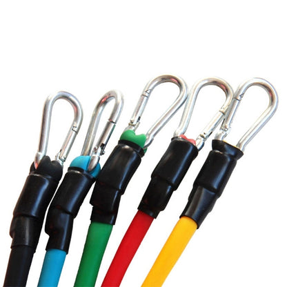 Portable Latex Chest Expander Pull Rope Crossfit Muscle Training Resistance Cable Rope Trainer Set Fitness Resistance Bands, Rope Length: 1m, Random Color Delivery, Latex Pull Rope