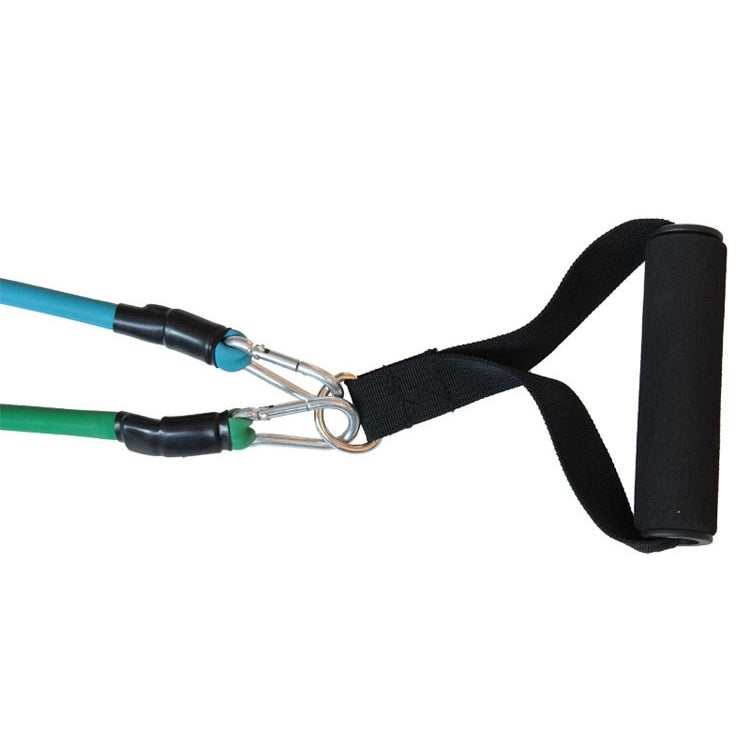 Portable Latex Chest Expander Pull Rope Crossfit Muscle Training Resistance Cable Rope Trainer Set Fitness Resistance Bands, Rope Length: 1m, Random Color Delivery, Latex Pull Rope