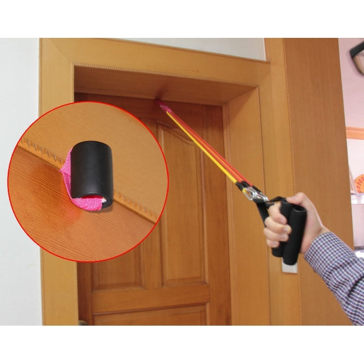 Portable Latex Chest Expander Pull Rope Crossfit Muscle Training Resistance Cable Rope Trainer Set Fitness Resistance Bands, Rope Length: 1m, Random Color Delivery, Latex Pull Rope