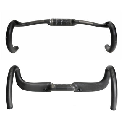 TOSEEK UD Carbon Fiber Texture Road Bike Handlebar, Size: 440mm (UD Matte), 440mm