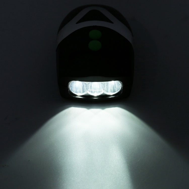 Buzina elétrica para bicicleta de montanha com farol, lanterna LED e luz integrada.