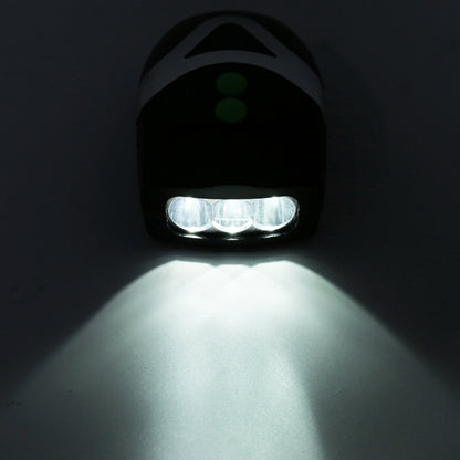 Buzina elétrica para bicicleta de montanha com farol, lanterna LED e luz integrada.