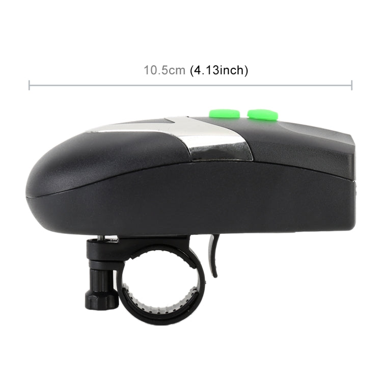 Buzina elétrica para bicicleta de montanha com farol, lanterna LED e luz integrada.