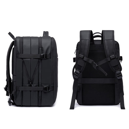 BANGE Business Backpack Men Travel Waterproof Large Capacity Computer Shoulders Bag, Business Backpack (Pink), Business Backpack (Blue), Business Backpack (Black)