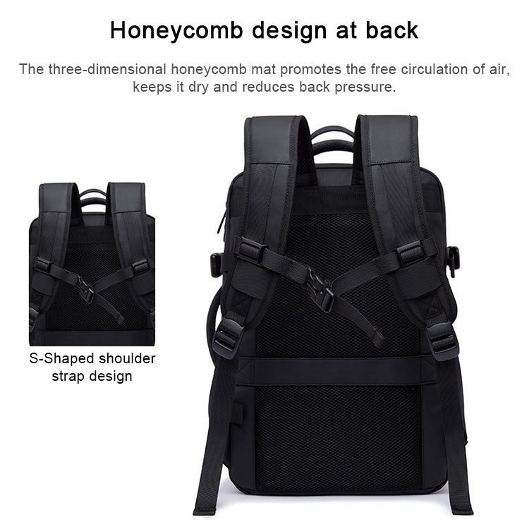 BANGE Business Backpack Men Travel Waterproof Large Capacity Computer Shoulders Bag, Business Backpack (Pink), Business Backpack (Blue), Business Backpack (Black)