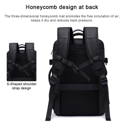 BANGE Business Backpack Men Travel Waterproof Large Capacity Computer Shoulders Bag, Business Backpack (Pink), Business Backpack (Blue), Business Backpack (Black)