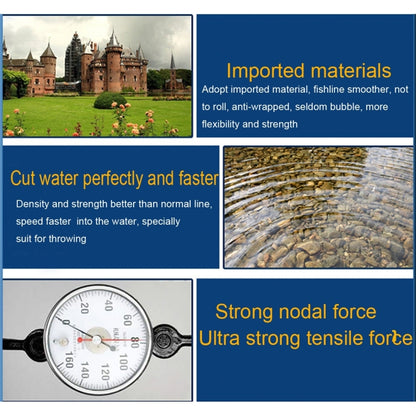 HENGJIA Colorful 5.0# 0.37mm 50LB 22.6kg Tension 300m Extra Strong 4 Shares Braid PE Fishing Line Kite Line, 5.0# 0.37mm 50LB