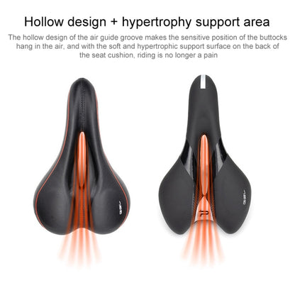 PROMEND SD-567 Hollow Breathable Silicone Racing Bicycle Saddle, SD-567