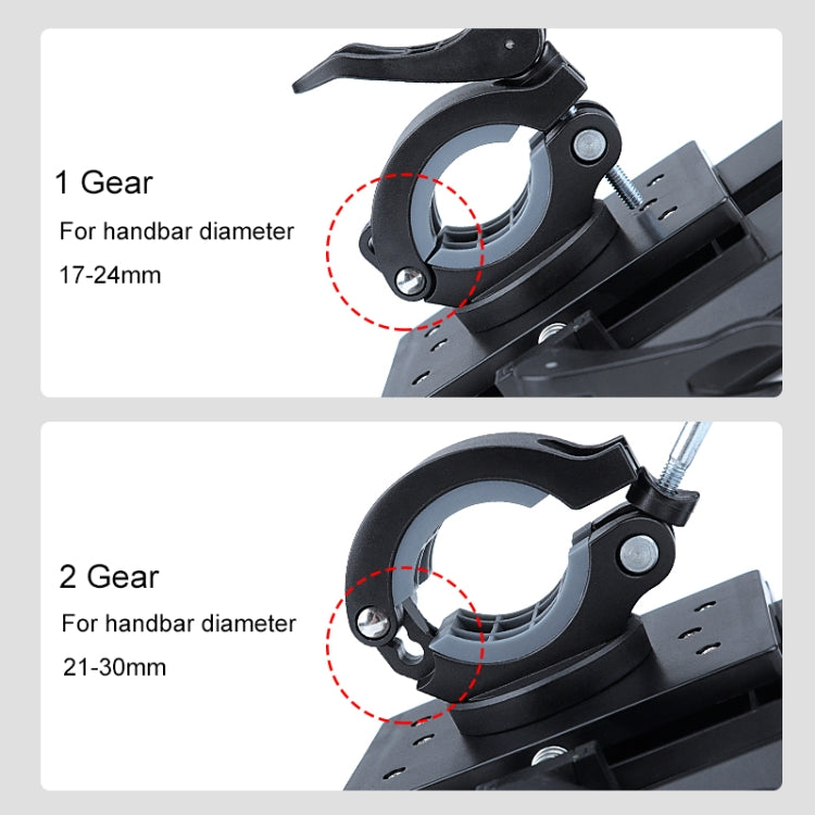 Rotatable PVC Motorcycle Bicycle Handlebar Mount Mobile Phone Holder, Handlebar Holder A