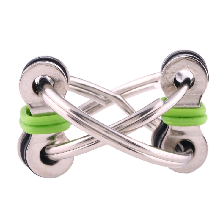 4pcs Key Ring Tri-Spinner Anti Anxiety EDC Toy for Autism ADHD