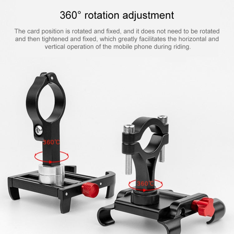 PROMEND SJJ-275 Soporte para teléfono de bicicleta de aleación de aluminio para manillar, SJJ-275