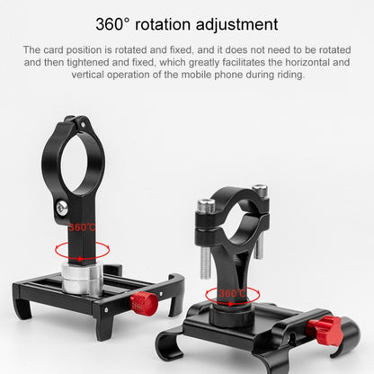 PROMEND SJJ-275 Soporte para teléfono de bicicleta de aleación de aluminio para manillar, SJJ-275