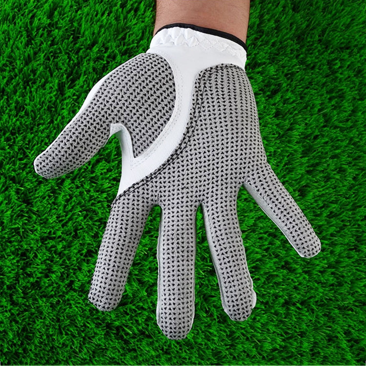 PGM Right Hand Sheepskin Anti-slip Particle Golf Men Gloves, Size: 25#, Size: 25#