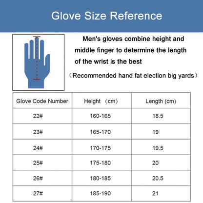 PGM Right Hand Sheepskin Anti-slip Particle Golf Men Gloves, Size: 25#, Size: 25#