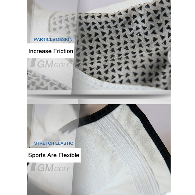 PGM Right Hand Sheepskin Anti-slip Particle Golf Men Gloves, Size: 25#, Size: 25#