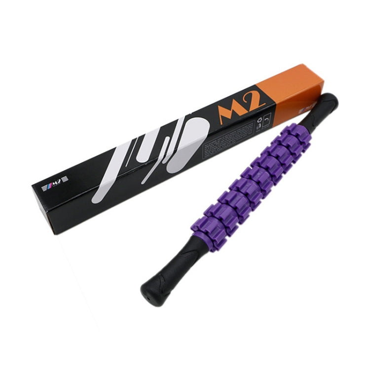 M2 Multifunctional Muscle Relaxation Gear Massage Stick Fitness Roller Rod Shaft, M2 (Purple), M2 (Mint Green), M2 (Blue), M2 (Orange), M2 (Black)