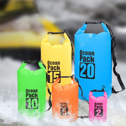 Bolsa impermeable para exteriores, tipo barril de PVC, capacidad: 2 L, rosa, verde, azul cielo, amarillo, negro, azul oscuro y naranja.