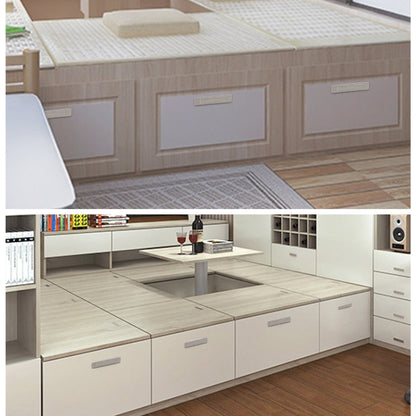 Tirador de plataforma Tatami, tirador invisible para cajón simple, con película negativa