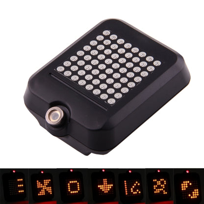 Bicycle Intelligent Wireless Control USB Rechargeable Turn Signal Light Bike Rear Brake Light with Laser & Mount Holder Strap, AQY-0100