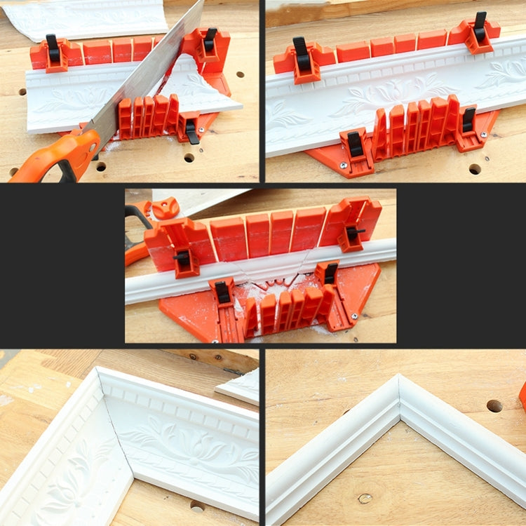 12 Inch Miter Saw Cabinets Multi-function Woodworking Hand Tools Home DIY Wood Working Hand Saws Clamped Box, 12 Inch