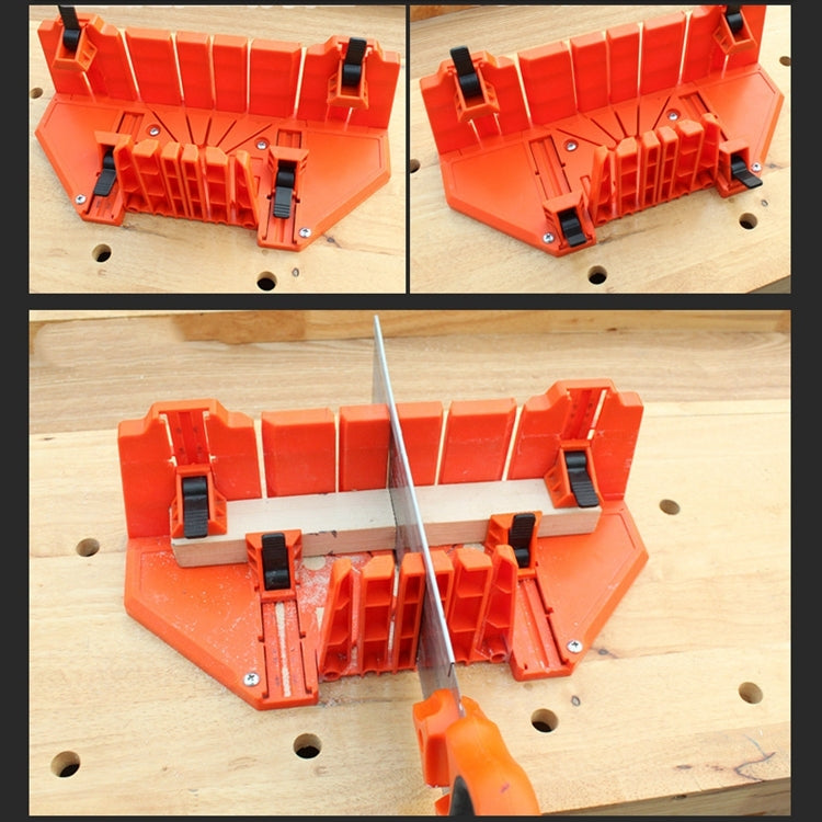 12 Inch Miter Saw Cabinets Multi-function Woodworking Hand Tools Home DIY Wood Working Hand Saws Clamped Box, 12 Inch