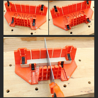 12 Inch Miter Saw Cabinets Multi-function Woodworking Hand Tools Home DIY Wood Working Hand Saws Clamped Box, 12 Inch
