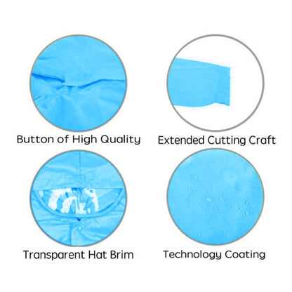 Impermeable de moda para niños con diseño de dinosaurio de dibujos animados, talla XXL.