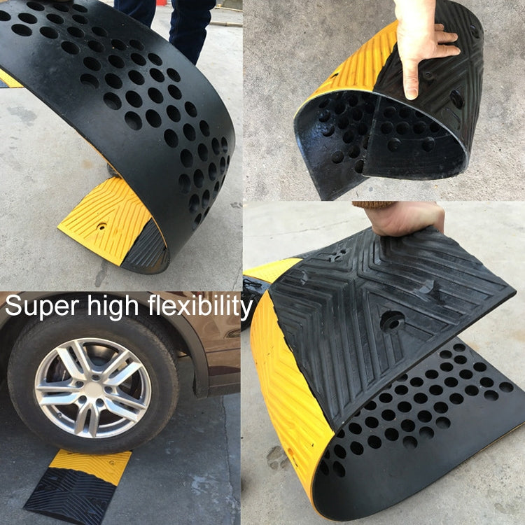 Pair Of Special Round Heads For Rubber Speed Bumps, Diameter: 40cm, Round Head Diameter: 40cm